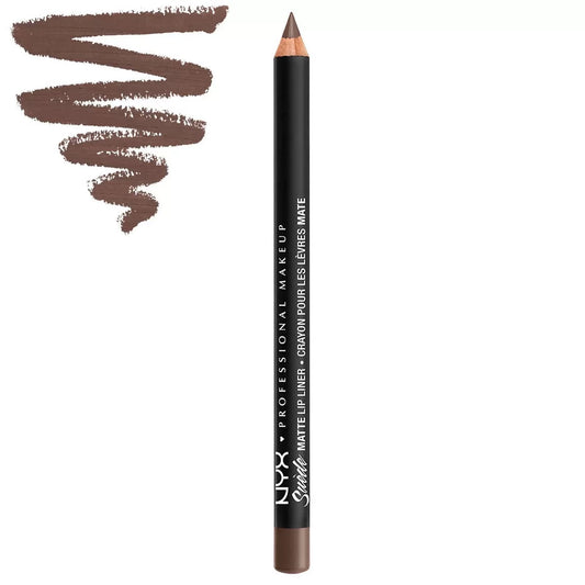 NYX Suede Matte Lip Liner - Brooklyn Thorn