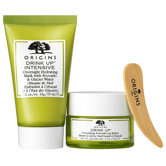 Origins Avo-Amazing Drink Up Skin-Nourishing Mask and Lip Butter