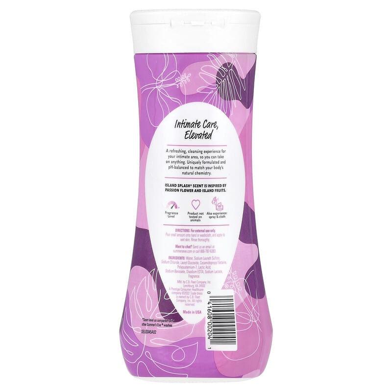 Summer's Eve Island Splash Wash 15oz 444ml