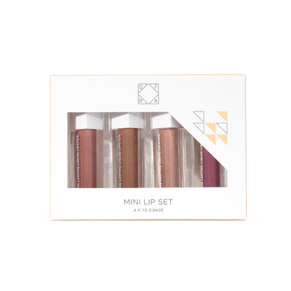 OFRA Everyday Nudes Mini Lip Set - (Sanibel,Verona,Bel Air,Unzipped)