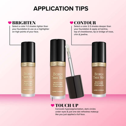 Too Faced - Born This Way Super Coverage Multi-Use Concealer (0.45oz / 13.5ml)
