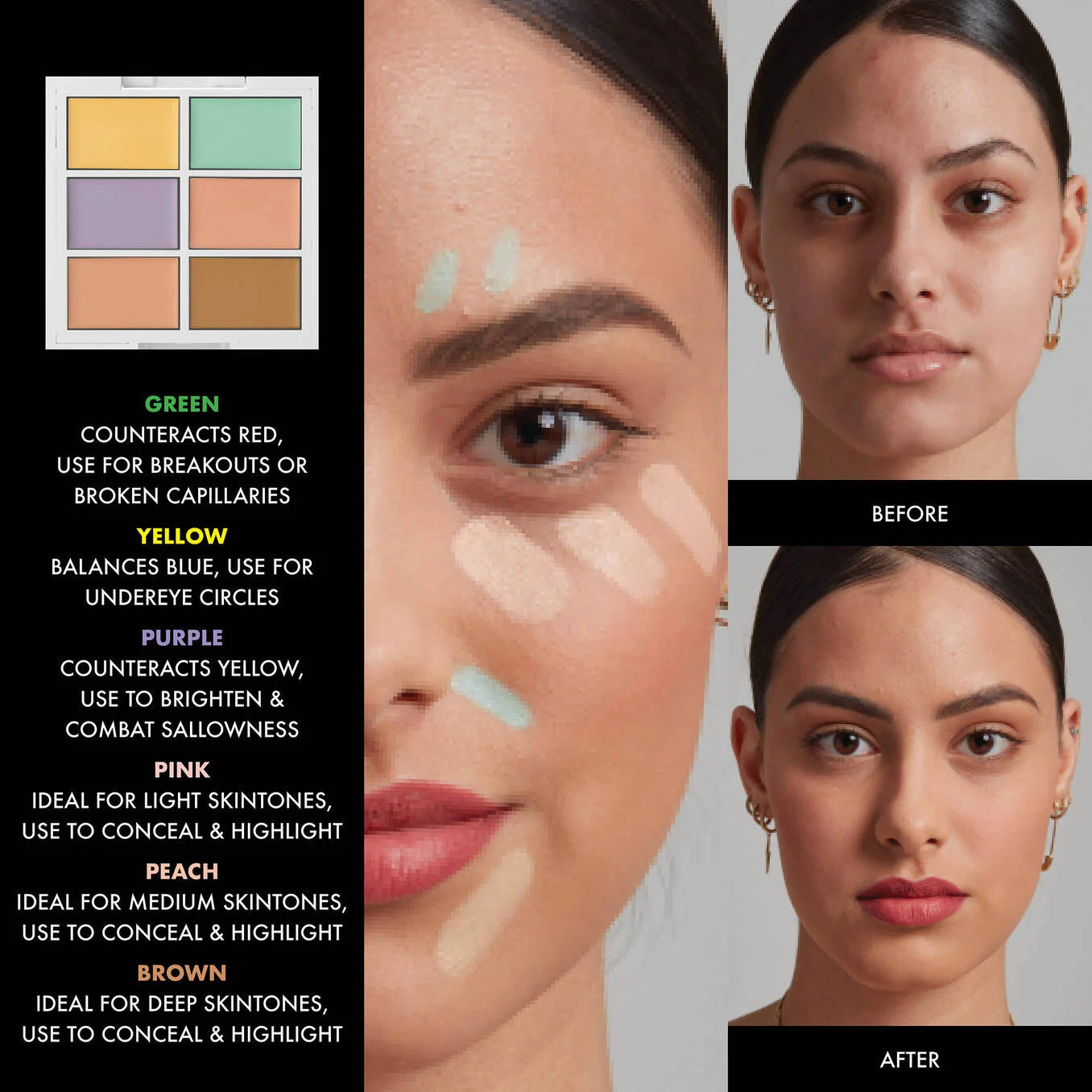 NYX COLOR CORRECTING PALETTE - 3C