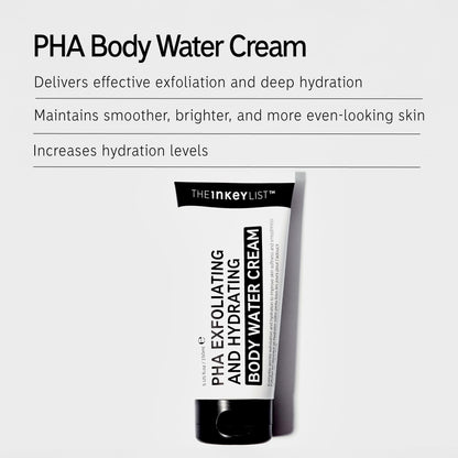 The INKEY List PHA Body Water Cream 2-in-1 Exfoliating and Hydrating