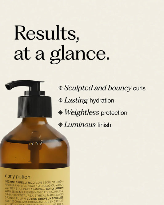 O Way Curly Potion – The Art of Perfect Curls ✨
8.1 FL OZ (240 mL)