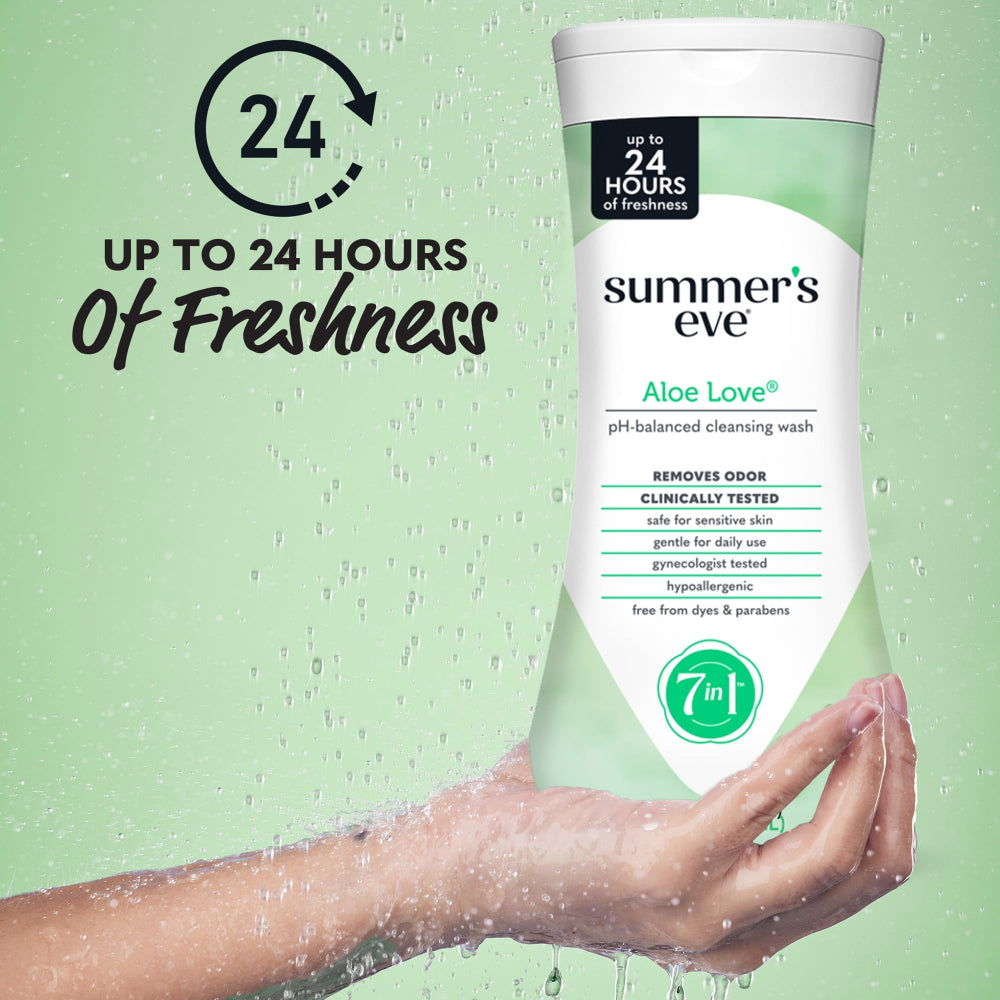 Summer's Eve Aloe Love Wash 15oz 444ml