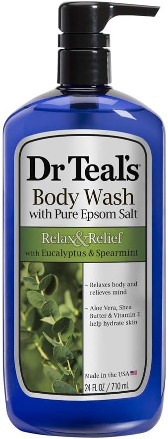 Dr Teals Body Wash With Pure Epsom Salt Relax and Relief With Eucalyptus and Spearmint