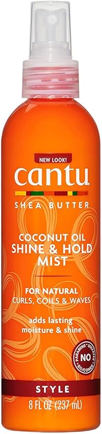 Cantu Natural Hair Coconut Oil Shine And Hold Mist 8oz