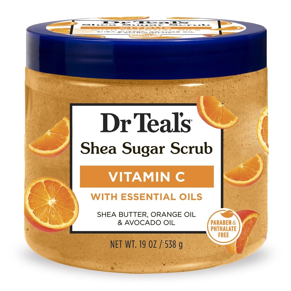 Dr Teals Body Scrub Shea Sugar Scrub Vitamin C