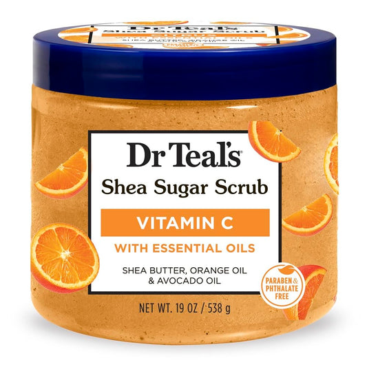 Dr Teals Body Scrub Shea Sugar Scrub Vitamin C
