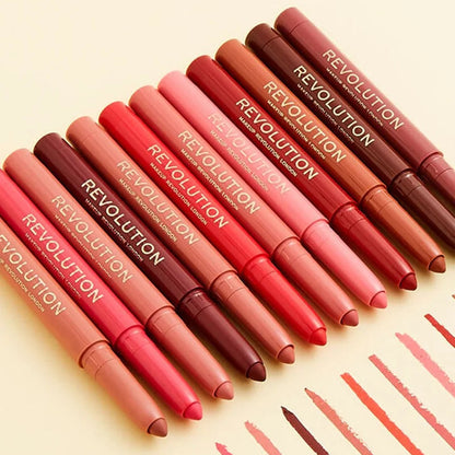 Revolution Velvet Kiss Lip Crayon  Rose