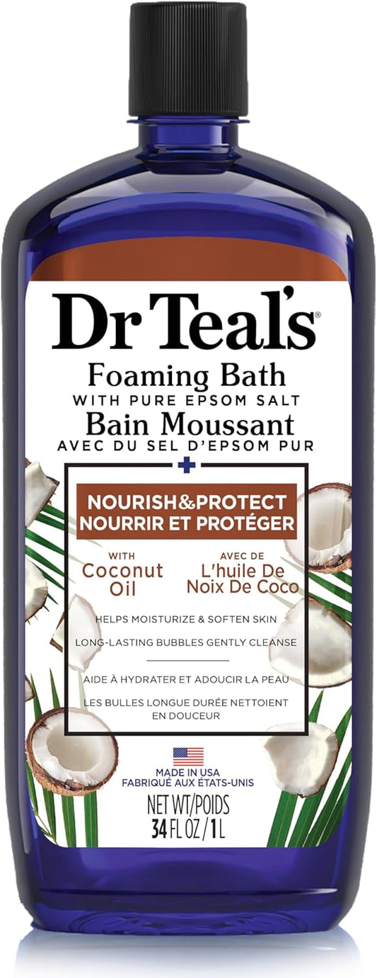 Dr Teals Foaming Bath With Pure Epsom Salt With Coconut Oil