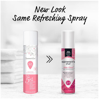 Summer's Eve Sheer Floral Spray