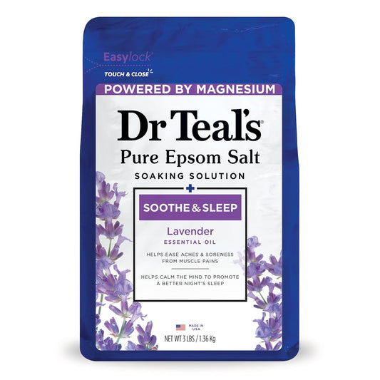 Dr Teals Epsom Salt Soothe and Sleep Lavender 3 lbs.