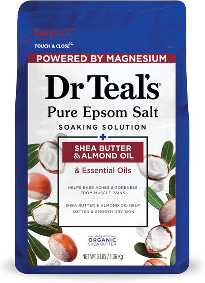 Dr Teals Epsom Salt Shea Butter and Almond Oil 3 lbs.