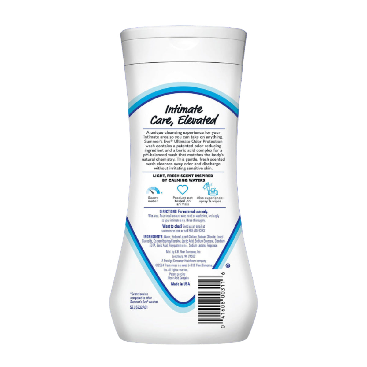 SE Ultimate Odor Control Feminine Body  Wash
