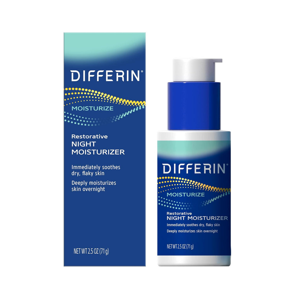 Differin Restorative Night Moisturizer With Hyaluronic Acid 2.5 oz (75 ml)