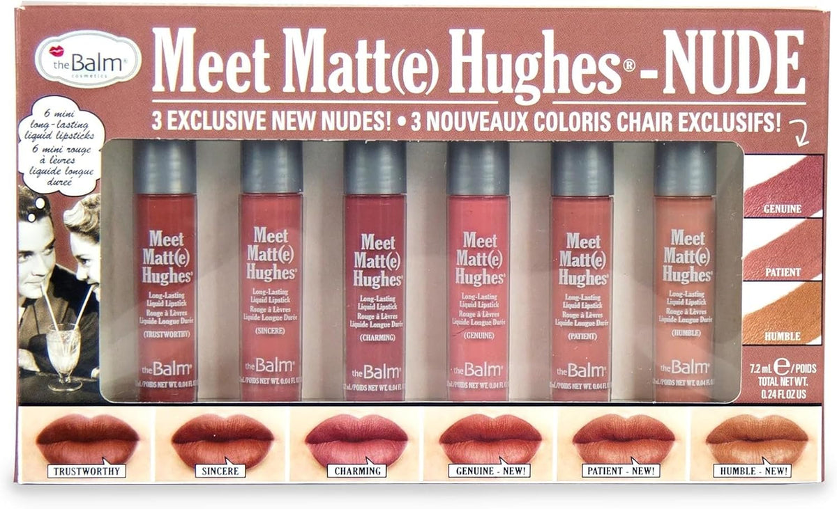 طقم أحمر شفاه سائل ذا بالم theBalm Meet Matte Hughes Mini Kit