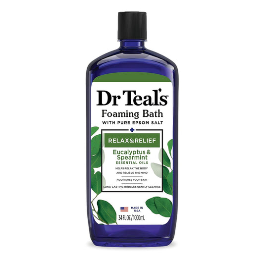 Dr Teals Foaming Bath With Pure Epsom Salt Eucalyptus and Spearmint