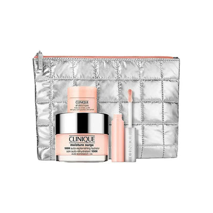 Clinique Moisture Glow-To 4 Pc Set Includes Moisture Surge 100H Hydrator Bag