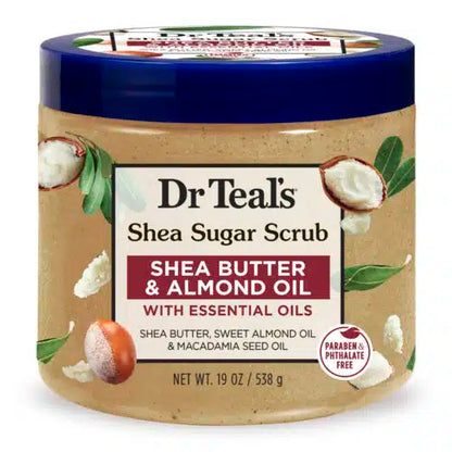 Dr Teals Body Scrub Shea Sugar Scrub Shea Butter and Almond Oil