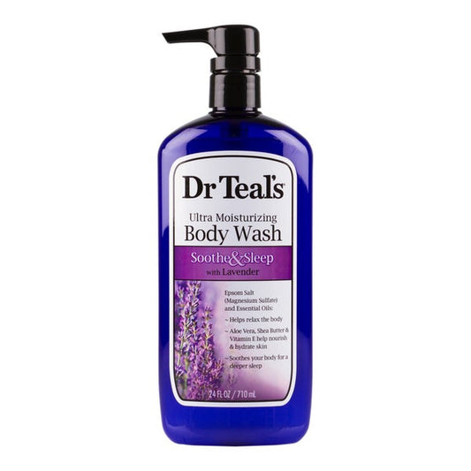 Dr Teals Body Wash With Pure Epsom Salt Soothe and Sleep Lavender With Essential Oils