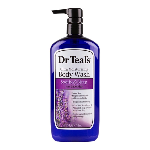 Dr Teals Body Wash With Pure Epsom Salt Soothe and Sleep Lavender With Essential Oils