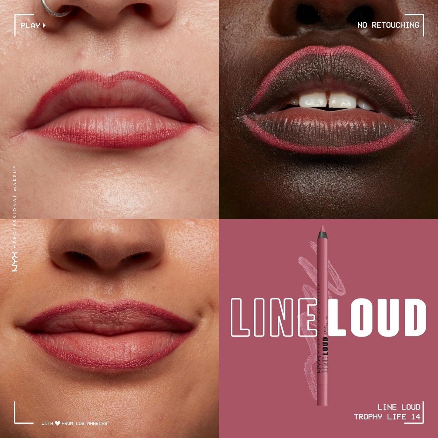 Line Loud Lip Liner - Trophy Life