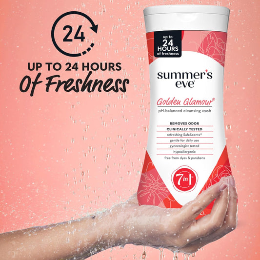 Summer's Eve Golden Glamour Wash 15oz 444ml