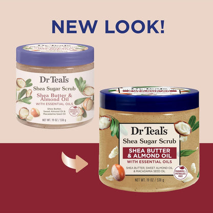 Dr Teals Body Scrub Shea Sugar Scrub Shea Butter and Almond Oil