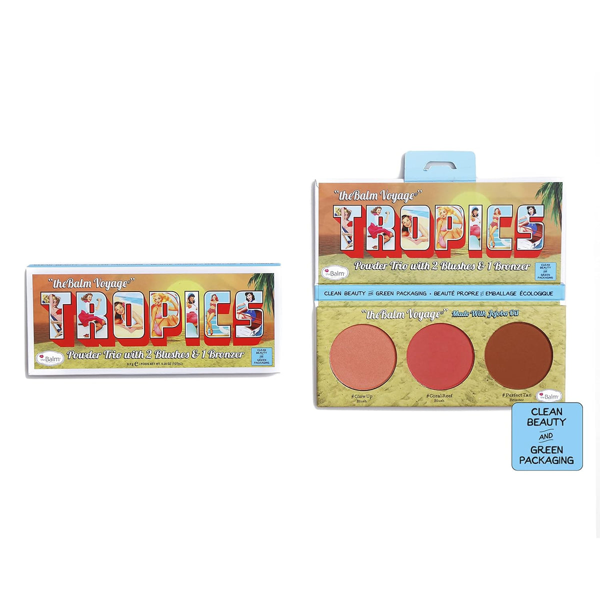 theBalm Voyage Powder Trio Palette