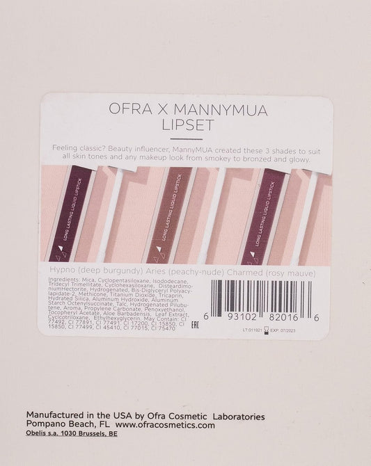 OFRA Mannyxofra Lip Set - Aries, Charmed, & Hypno