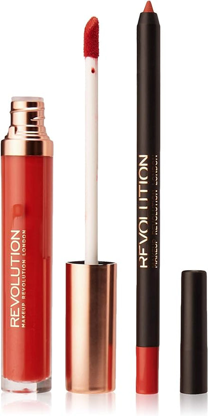 Revolution Retro Luxe Matte Lip Kit