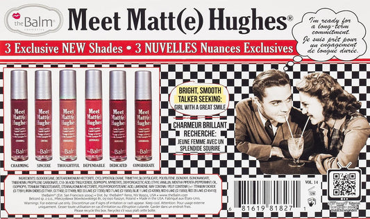 طقم أحمر شفاه سائل ذا بالم theBalm Meet Matte Hughes Mini Kit