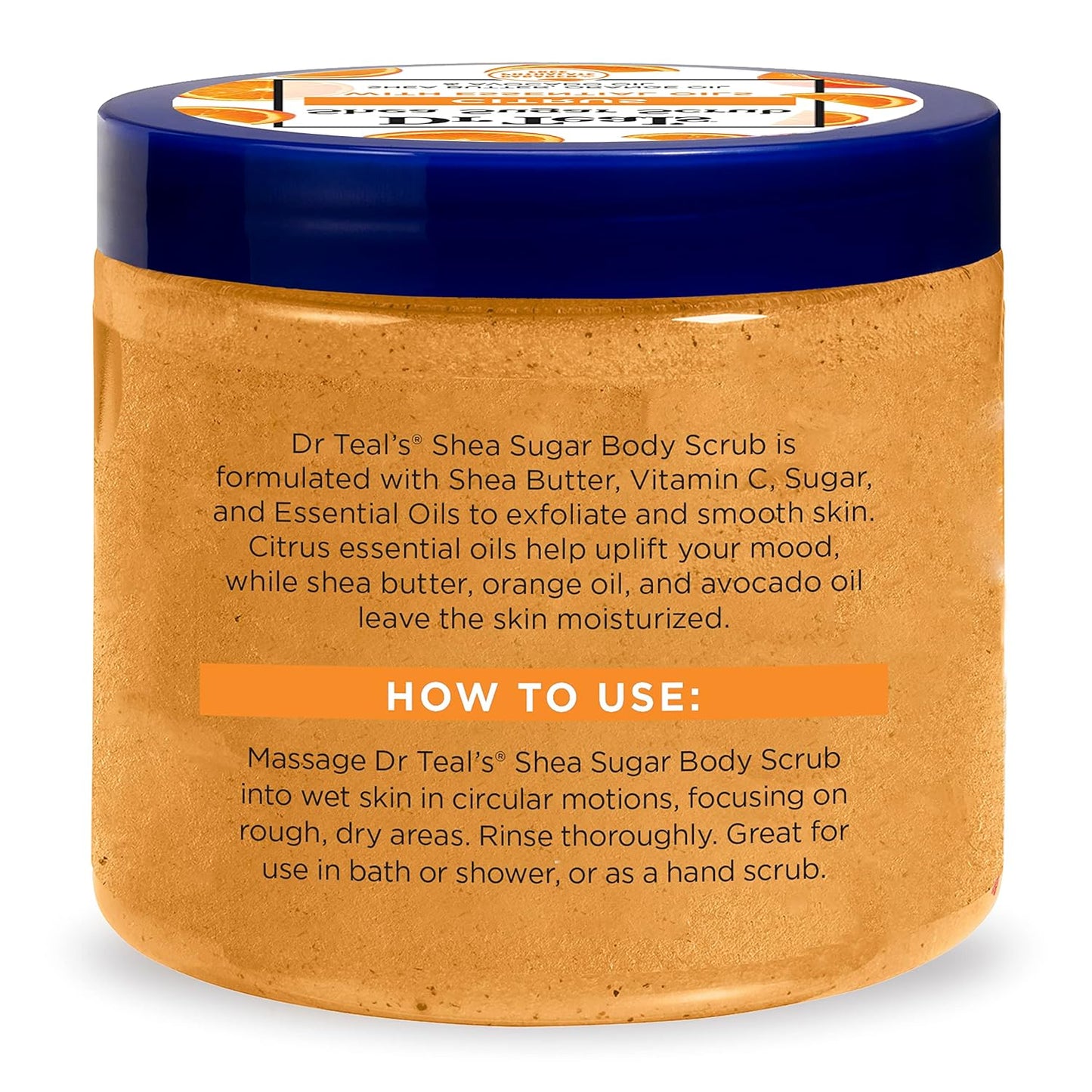 Dr Teals Body Scrub Shea Sugar Scrub Vitamin C