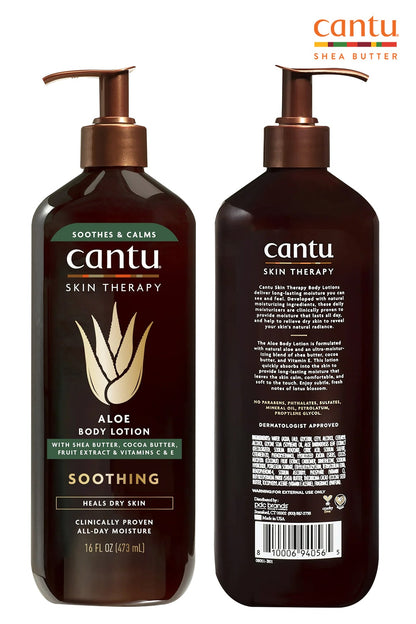 Cantu Aloe Enriched With Butters And Vitamin E Soothing Body Lotion