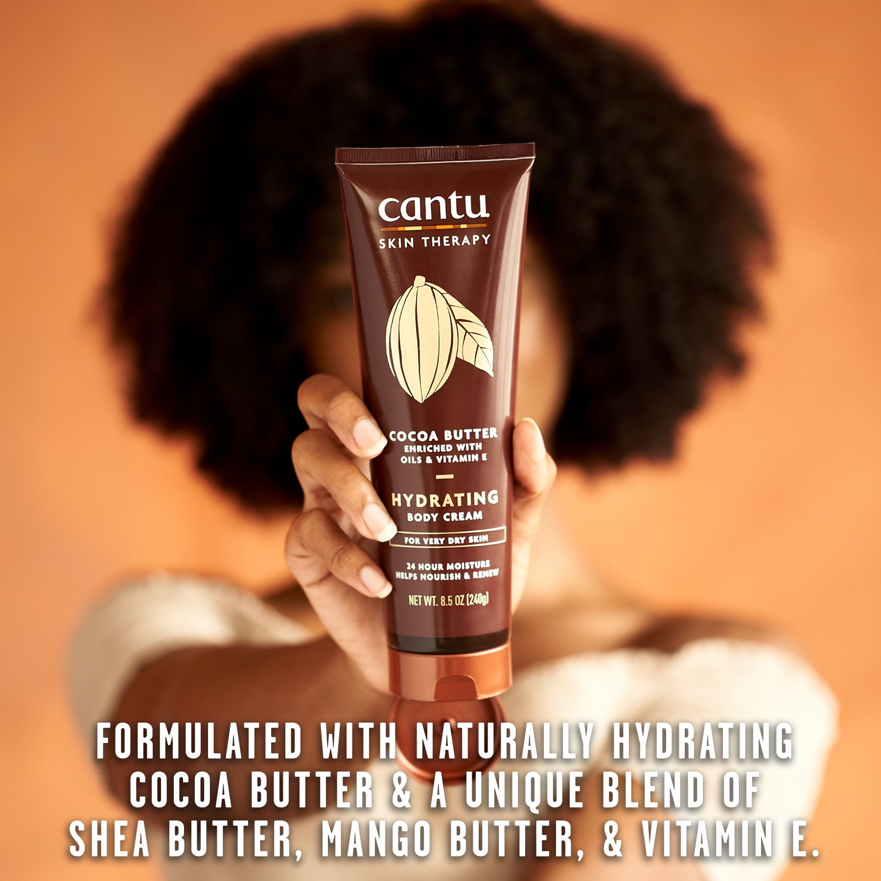Cantu Cocoa Butter Hydrating Body Cream With Oils And Vitamin E