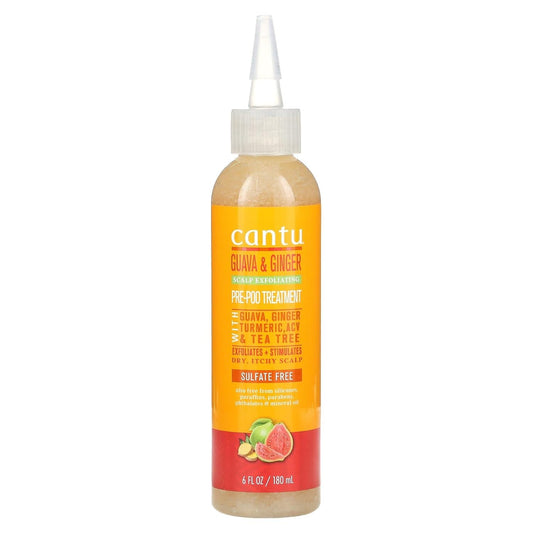 Cantu Guava And Ginger Scalp Exfoliating Pre-Poo Treatment 6oz