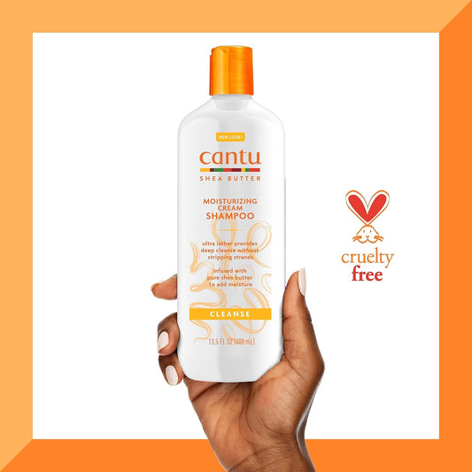 Cantu Moisturizing Cream Shampoo Cleanse 13.5oz