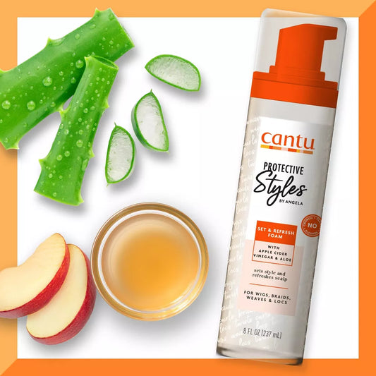 Cantu Protective Style Setting Foam Hair Mousse 8oz