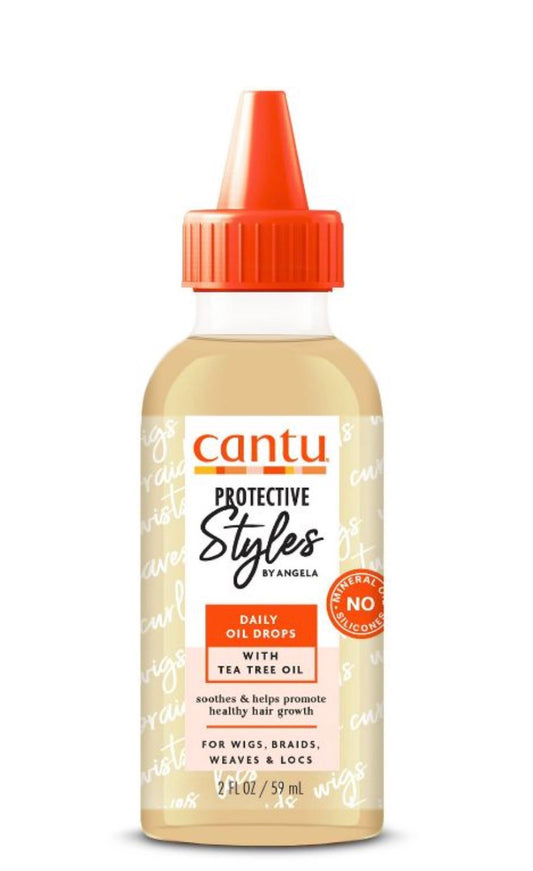 Cantu Protective Styles Scalp Daily Oil Drop Hair Treatment 2oz