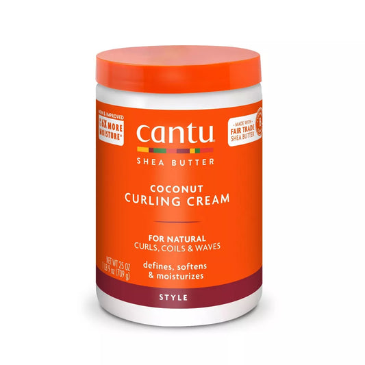 Cantu Shea Butter Coconut Curling Cream Salon Size 25oz