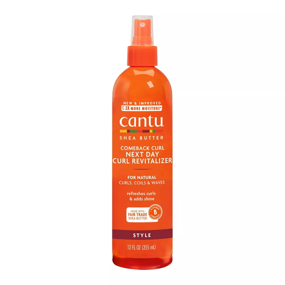 Cantu Shea Butter Comeback Curl Next Day Curl Revitalizer 12oz