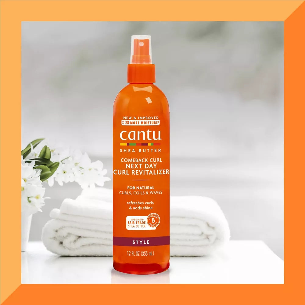 Cantu Shea Butter Comeback Curl Next Day Curl Revitalizer 12oz