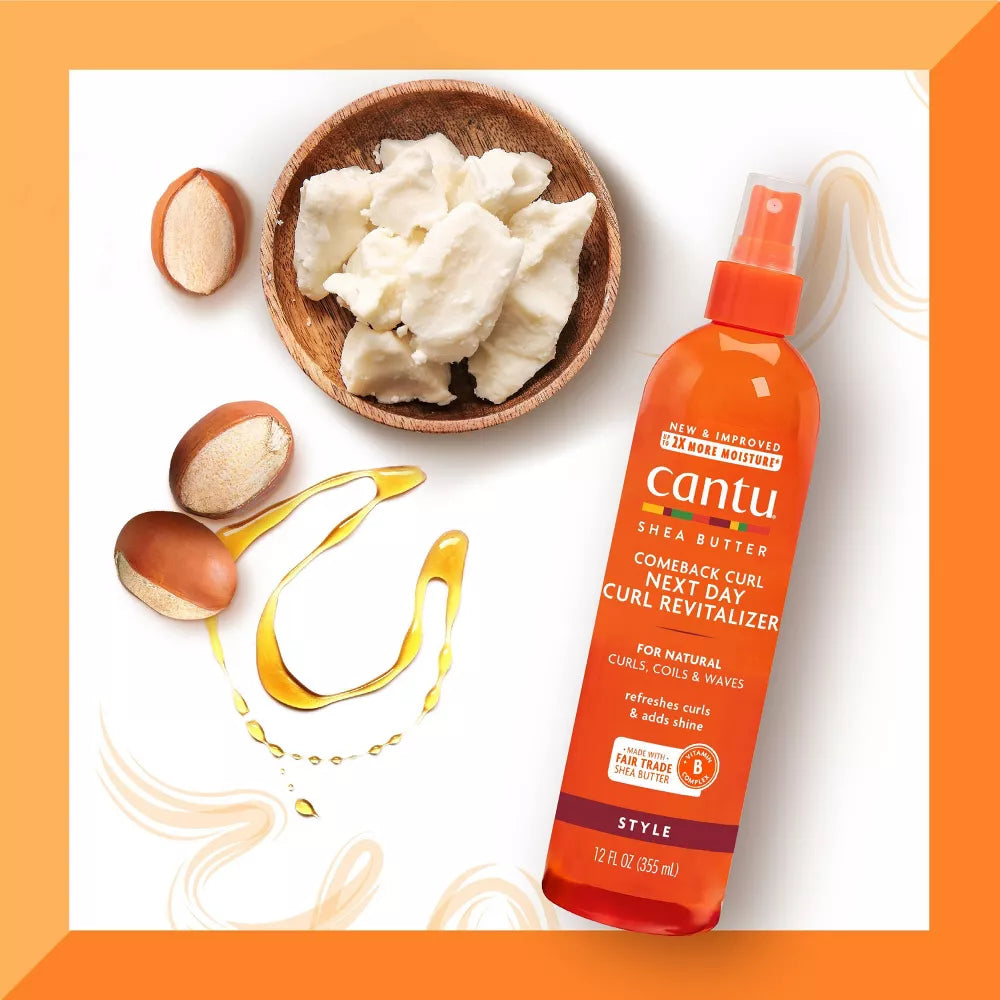 Cantu Shea Butter Comeback Curl Next Day Curl Revitalizer 12oz