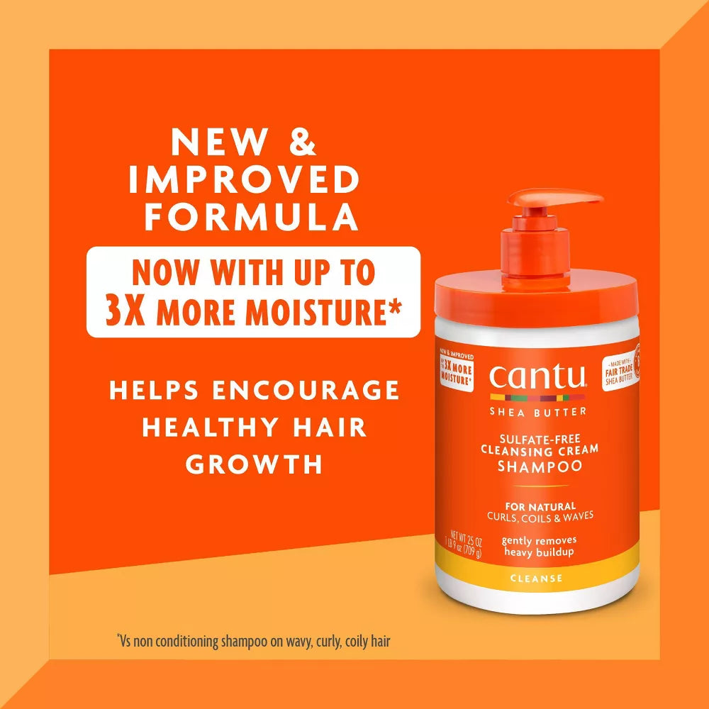 Cantu Shea Butter Natural Hair Cleansing Cream Shampoo