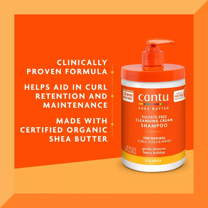 Cantu Shea Butter Natural Hair Cleansing Cream Shampoo