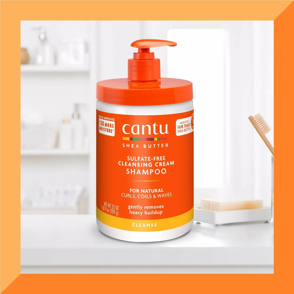 Cantu Shea Butter Natural Hair Cleansing Cream Shampoo