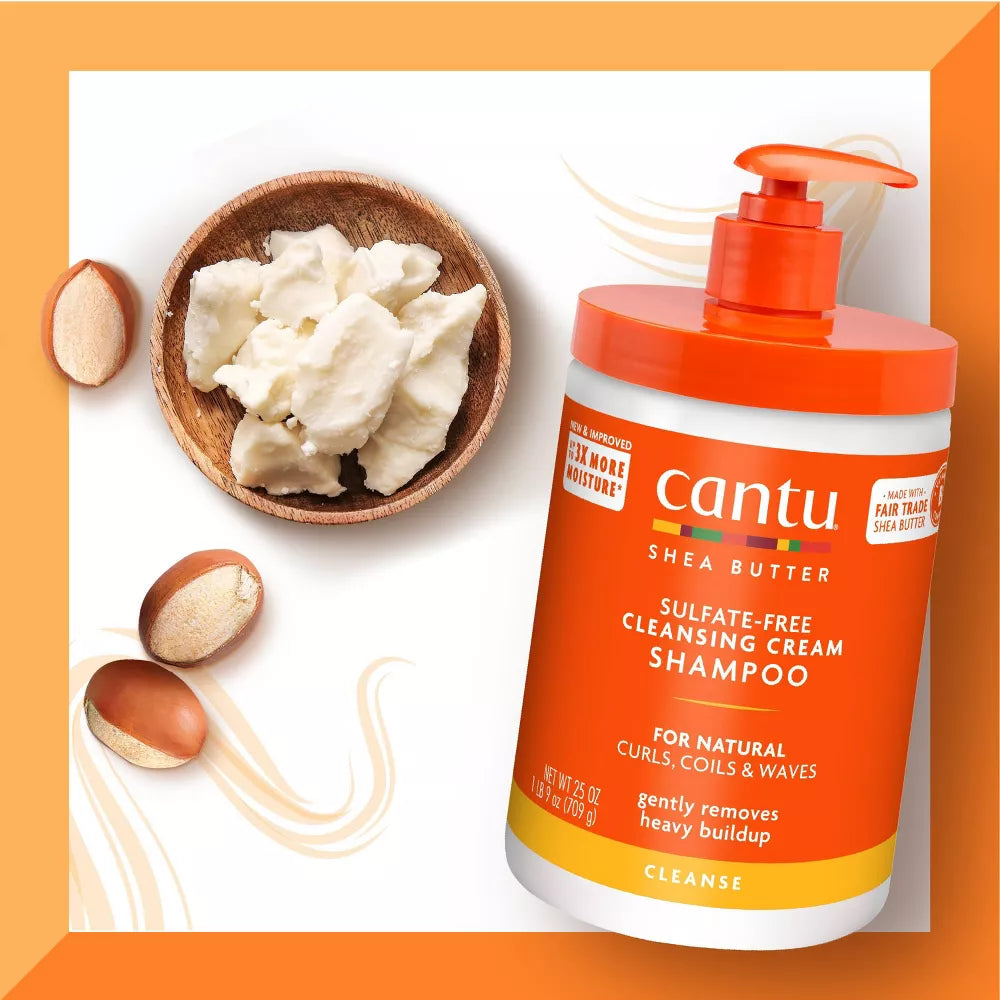 Cantu Shea Butter Natural Hair Cleansing Cream Shampoo