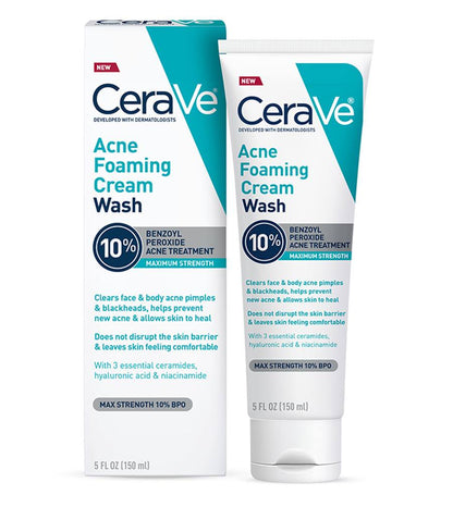 CeraVe Acne Foaming Cream Cleanser 4%