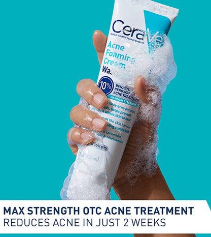CeraVe Acne Foaming Cream Cleanser 4%